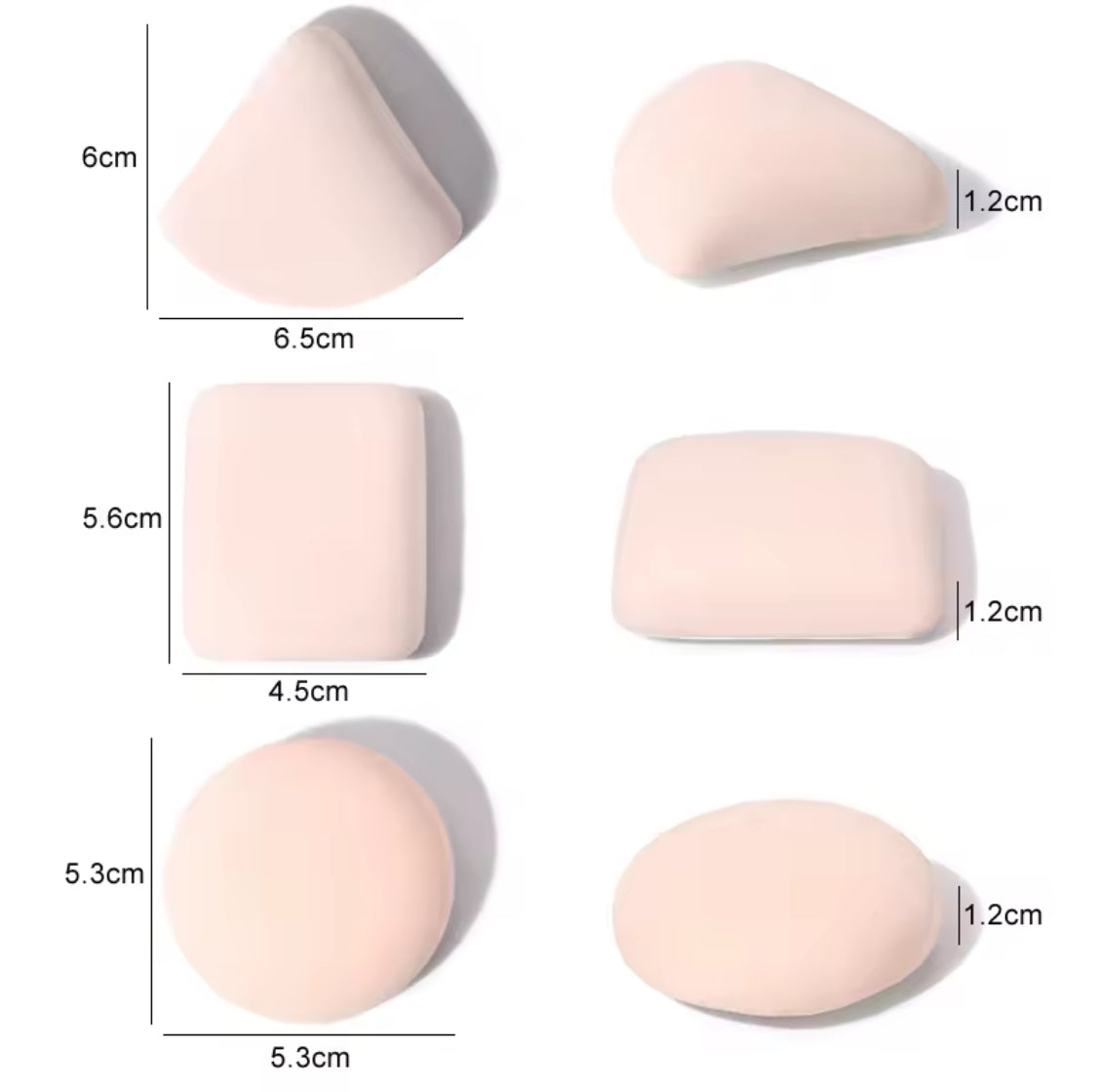 Éponge de maquillage multifonctions-Application Parfaite & Uniforme